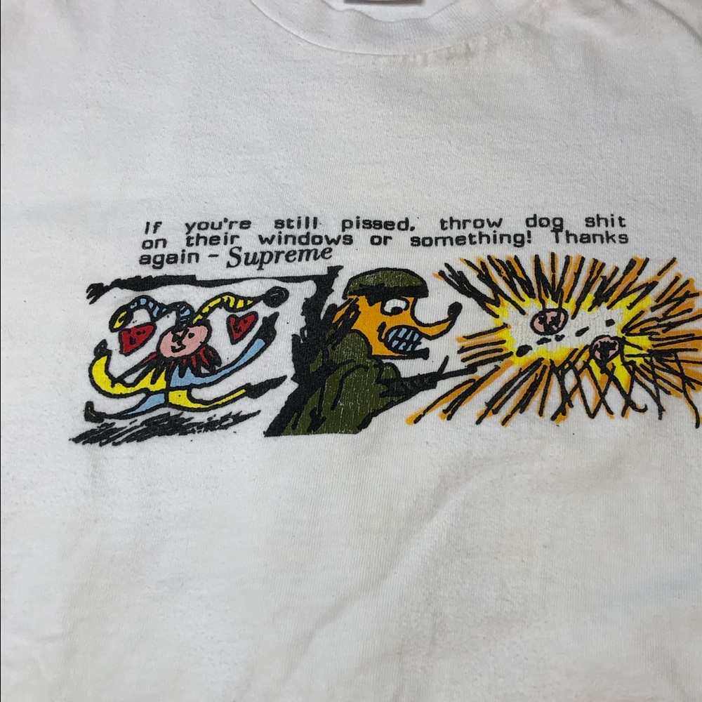 Supreme Dog Shit T-Shirt Sz Men’s Small White